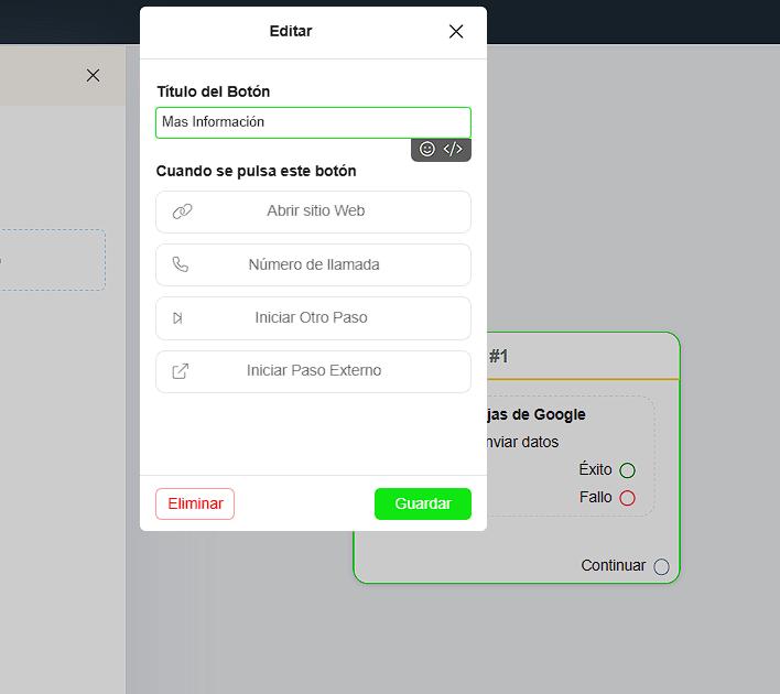 Configurar botón de galería