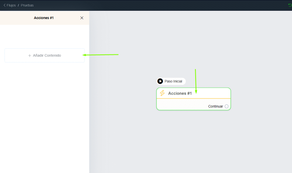 Crear acción Google Sheets
