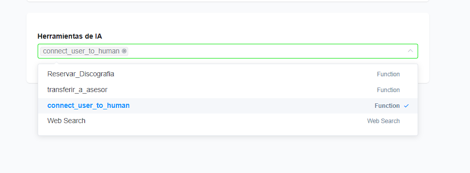Disparadores de IA en Whapify