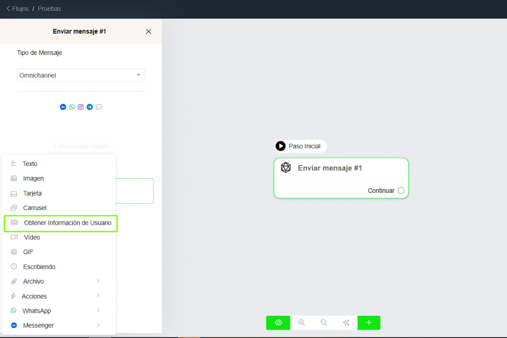 Obtener audio del usuario
