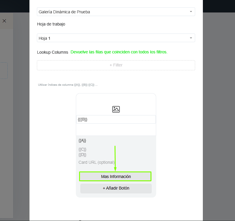 Botón más información