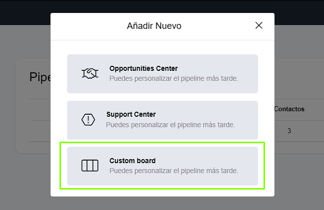 Tipos de Pipeline en Whapify